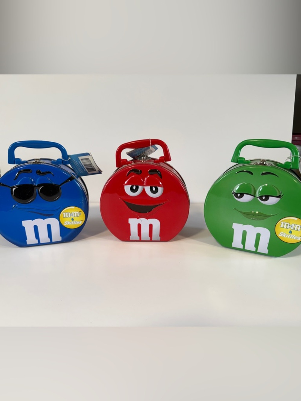 2002 M&M's Brand Collectible Character Lunch Boxes